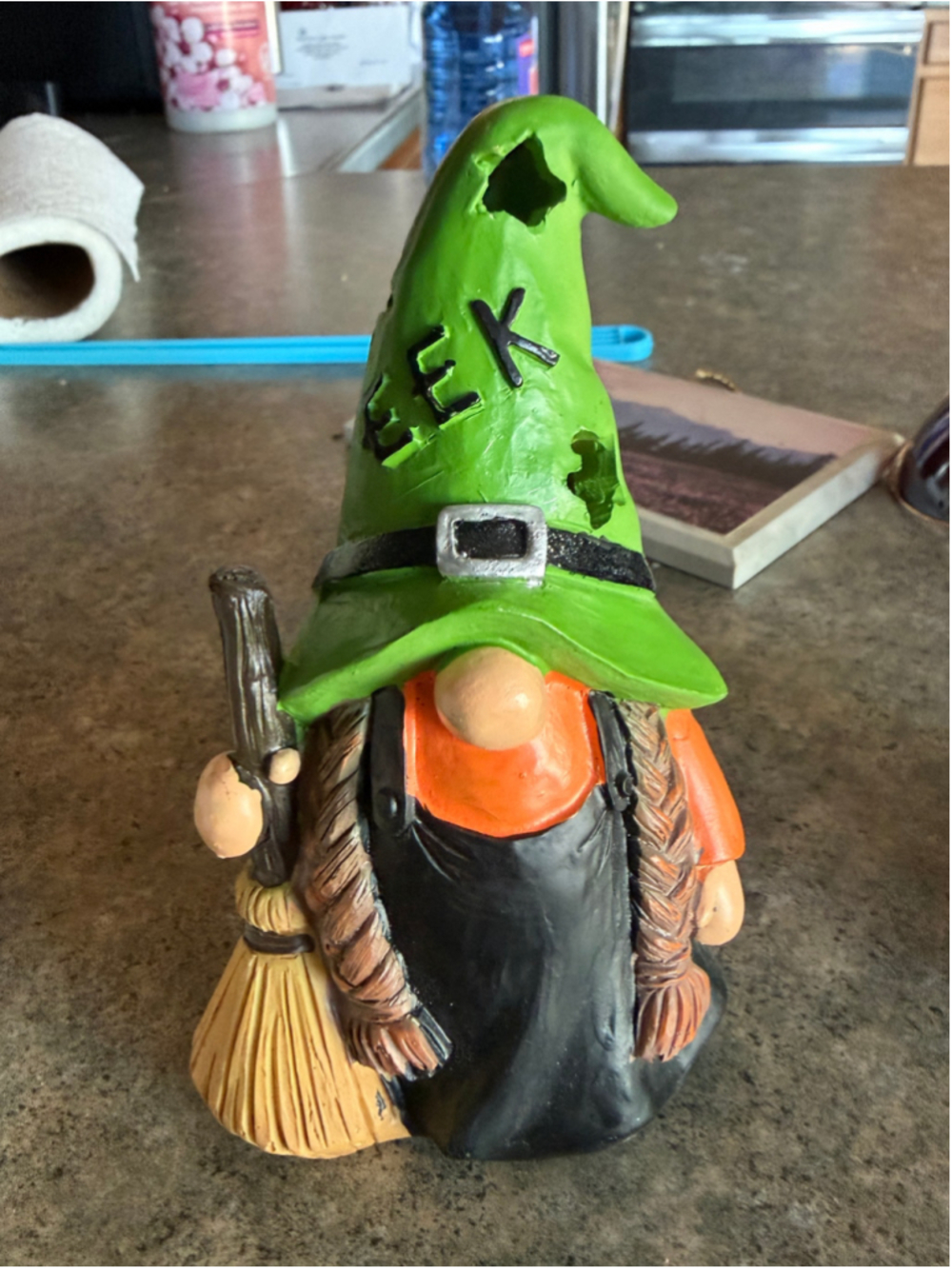 Halloween Witch Gnome Decor